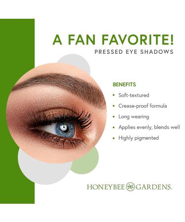 Honeybee Gardens Adonis Matte Pink Eyeshadow Refill 1.3g | Vegan, Gluten Free, Cruelty Free - Buy Online on SooperMarket.com