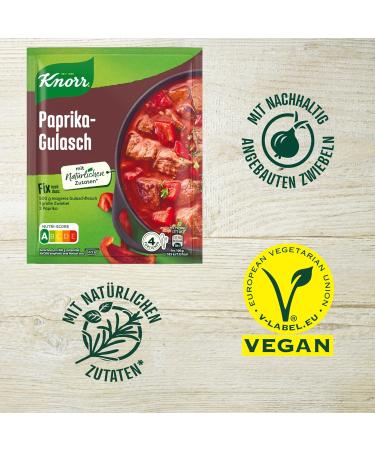 Knorr Fix Paprika Goulash Seasoning Mix - 4 Portions of Natural Ingredients for Delicious Meat Dishes | International Shipping Available - Buy Online on SooperMarket.com