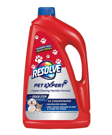 Resolve Carpet Cleaner for Steam Machines, Red, 48 Fl Oz 48 Fl Oz (Pack of 1)