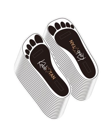60 Pairs(120feets) Spray Tan Feet Pads For Sunless Spray Tanning in Black