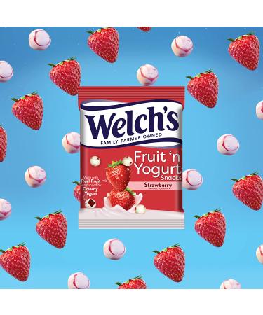 Welch's Fruit Snacks Fruit 'n Yogurt Variety Pack - Bulk Pack of 42 Individual 0.7 oz Bags - Strawberry Blueberry Acai & Mango Peach Flavor - Single Serve Snack - Buy Online on SooperMarket.com