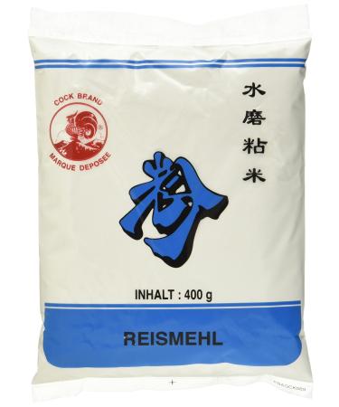 Cock rice flour white pack of 10 (10x 400 g pack) 400 g (pack of 10)