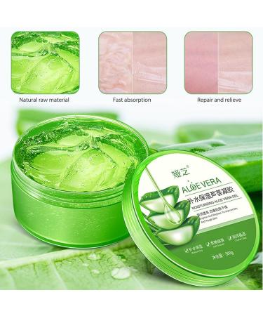 Buy Organic Aloe Vera Gel 300g - Natural Moisturizer for Face & Body Sun Relief & Sensitive Skin Hydration - Buy Online on SooperMarket.com