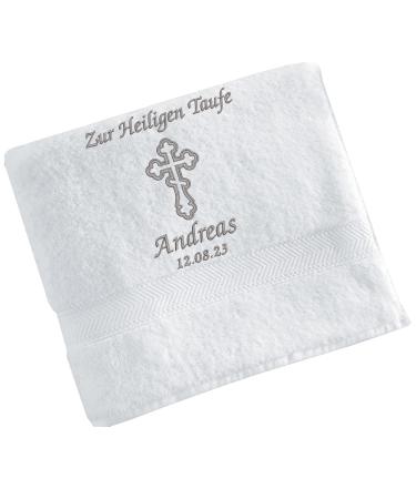 For Holy Baptism Baptism Cloth (Glitter Silver 140x70cm)