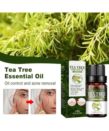 Trendyfave Tea Tree Essential Oils Tea Tree Oil for Skin Anti-Pimples and Acne Moisturizer and Brighten Skin. Tea Tree Oil for Diffuser Humidifier DIY Home Office. Tea Tree Face Oil-10ml - Buy Online on SooperMarket.com