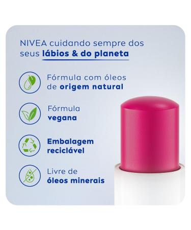 NIVEA Cherry Shine Lip Moisturizer - Deep Hydration 4.8g | Buy Nivea Cherry Online - International Shipping - Buy Online on SooperMarket.com