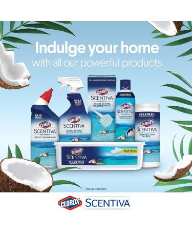 Clorox Scentiva Cleaning Wipes | Pacific Breeze & Coconut Scent | 75 Count - Buy Online on SooperMarket.com