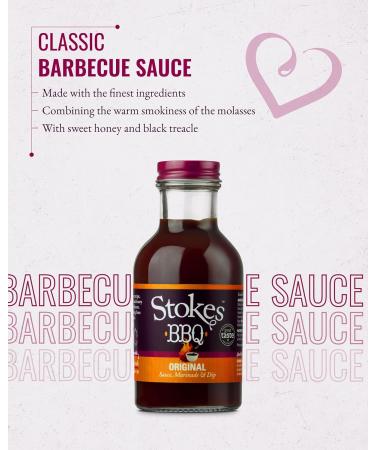 Stokes Original BBQ Sauce 3PK Rich & Smoky Barbecue Sauce Perfect As A Sauce Or Dip Award Winning Original Barbecue Sauce Marinade Thick & Sweet BBQ Sauce Made With Honey 315g Glass Bottle - Buy Online on SooperMarket.com