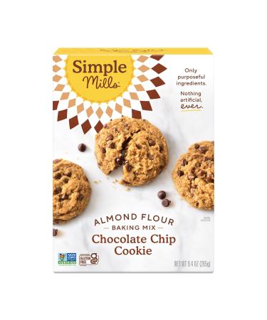 Simple Mills Almond Flour Baking Mix, Chocolate Chip Cookie Dough Mix - Gluten Free, Plant Based, 9.4 Ounce (Pack of 1) Chocolate Chip Cookie Mix 9.4 Ounce (Pack of 1)
