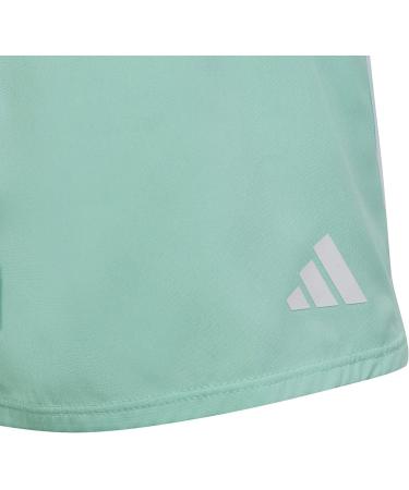 Buy adidas Girls 3-Stripes Shorts (1/4) - Versen/White | International Shipping Available - Buy Online on SooperMarket.com