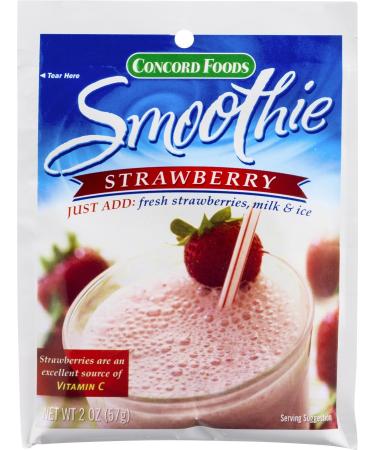 Strawberry Smoothie Mix 2 oz (Pack of 4) 2 Ounce (Pack of 4)