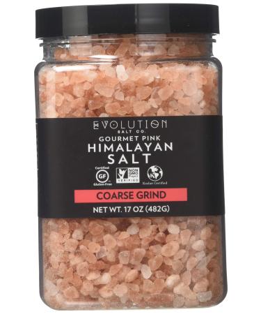 Evolution Salt Co Himalayan Salt, Course Grind, 17 oz
