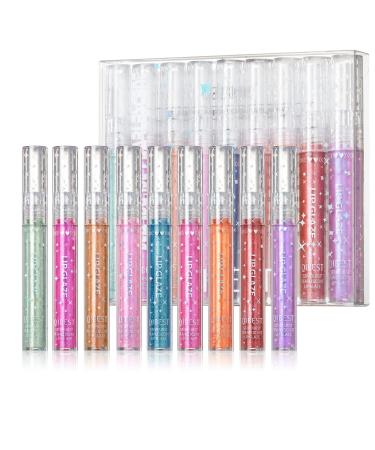 Aseawave Girls Lip Gloss  Shimmery Lip Glosses for Girls Teens & Women  | Syrupy gloss| Glossy Finish| Long-lasting| Moisturizing| Highlighting| Natural-beauty | Lip Glow Set