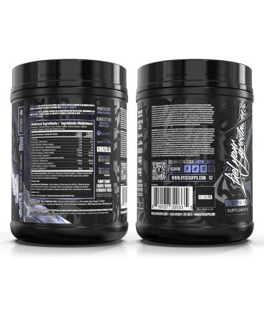 RYSE Noel Deyzel x Godzilla Pre Workout | Intense Pumps Energy & Focus | Citrulline & Beta Alanine | 400mg Total Caffeine | 40 Servings (Blue Raspberry) - Buy Online on SooperMarket.com