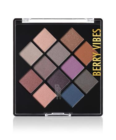 Black Radiance Eye Appeal Shadow Palette  Berry Vibes  0.264 Ounce Berry Vibes 1 Count (Pack of 1)