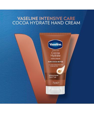 Vaseline Intensive Care Cocoa Hydrate moisturiser with ultra-hydrating lipids and shea butter Hand Cream for dry hands 75 ml 75 ml (Pack of 1) - Buy Online on SooperMarket.com