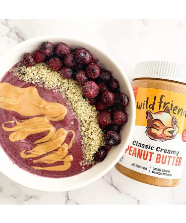 Wild Friends Foods Classic Creamy Peanut Butter 16oz Jars - Gluten-Free, Non-GMO, Palm Oil Free (3 Count) - Buy Online on SooperMarket.com