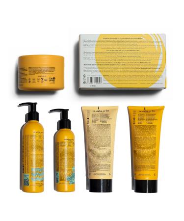 Cocunat Curls Care & Nutrition Bundle | Curly Girl Method Hair Care | Cleansing Hydration & Nourishment | 250ml 150ml 200ml Products - Buy Online on SooperMarket.com