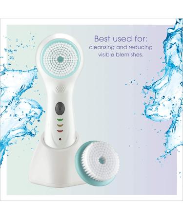 True Glow by Conair Sonic Facial Brush | Waterproof & Rechargeable | 2 Brush Heads - Buy Online on SooperMarket.com