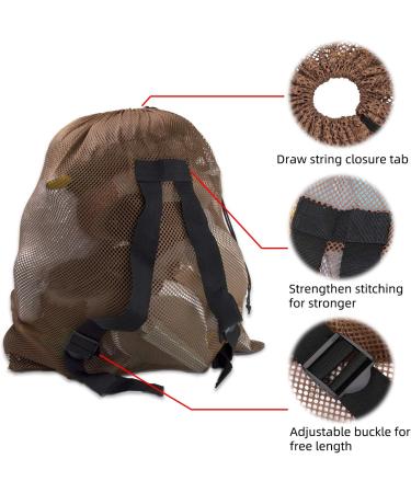 Adjustable Shoulder Strap Mesh Decoy Bag for Hunting - Duck, Goose, Turkey Backpack - Buy Online on SooperMarket.com