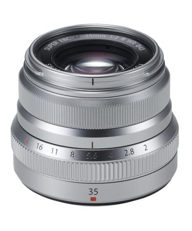 Fujinon XF35mmF2 R WR - Silver Silver Base