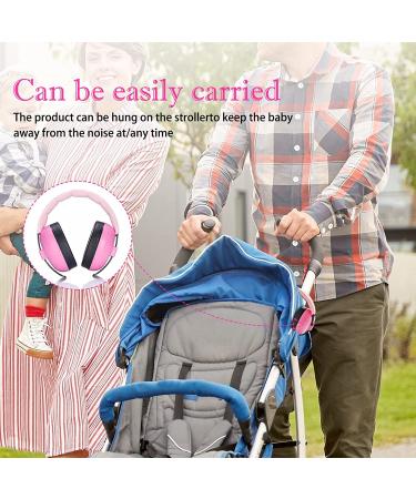 Baby Noise Cancelling Headphones - Toddler Ear Protection (0-3 Years) - Pink Earmuffs - Buy Online on SooperMarket.com