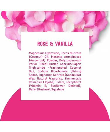 Schmidt's Rose & Vanilla Natural Deodorant | Aluminum-Free, Vegan, Cruelty-Free | 24-Hour Odor Protection | 3.25 oz - Buy Online on SooperMarket.com
