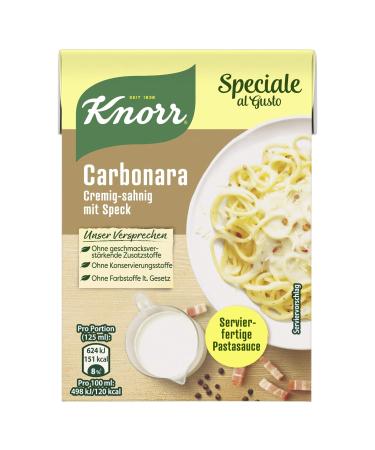 Knorr Speciale al Gusto Carbonara Sauce 1-pack (1 x 370 g)