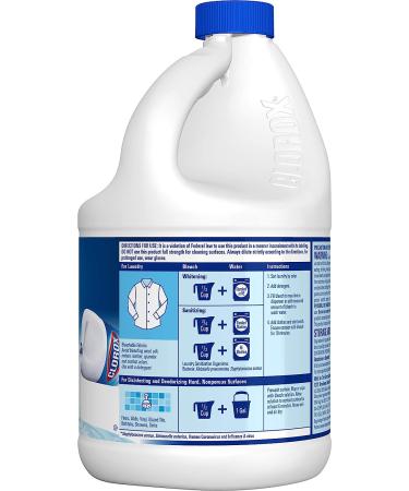 Clorox Splash-Less Disinfecting Bleach Regular - 77oz Bottle - Buy Online on SooperMarket.com