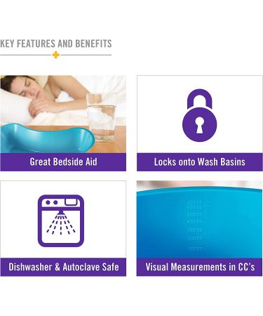 DMI Emesis Basin - Autoclavable Kidney Shaped Design with Visual Measurements - Made in USA - Buy Online on SooperMarket.com