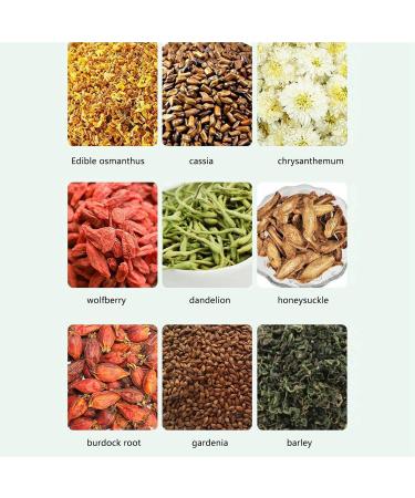 Chrysanthemum Cassia Seeds Tea Bags - Cold & Hot Brew Herbal Drink Sachets (120g) - Buy Online on SooperMarket.com