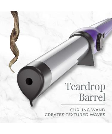 Remington Teardrop Barrel Curling Wand - Perfect for Textured Waves | International Shipping - Buy Online on SooperMarket.com