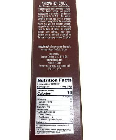 Flor De Garum Artisan Fish Sauce 3.38 fl.oz - Premium Quality Seafood Condiment - Buy Online on SooperMarket.com