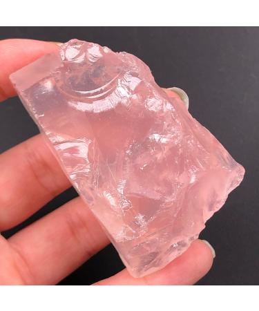 Natural Crystal Natural Pink Rose Quartz Crystal Stone Rock Chips Lucky Natural Stones and Minerals Health Decoration FUZEGRDLI (Size : 90-100g) - Buy Online on SooperMarket.com