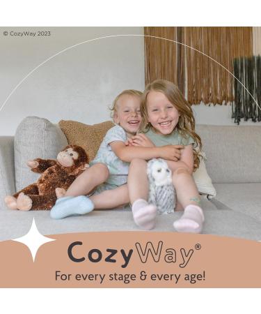 CozyWay Baby Non-Slip Toddler Socks 6-12 Months Girls | 12 Pairs Gripper Ankle Style - Buy Online on SooperMarket.com