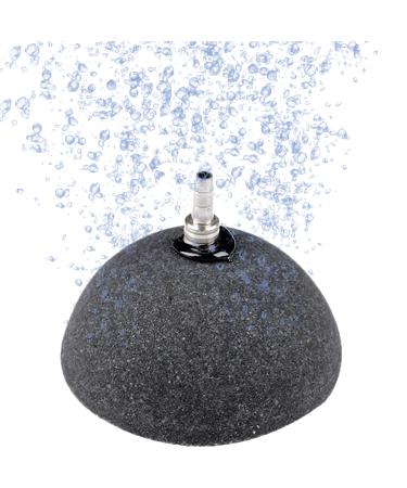 Aquarium air stone | 8cm hemisphere | Bubbler stone for aquarium pump | Hydropnik | 8 cm | Saufstoff air bubbles 8cm - hemisphere