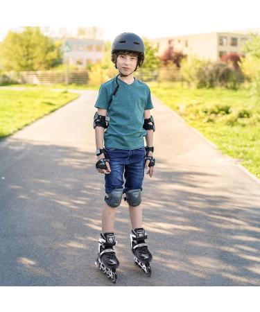 METROLLER Adjustable Inline Skates with Light Up Wheels - Black Large (4-7 US) - Beginner Rollerblades for Girls, Boys, Women, Men - Buy Online on SooperMarket.com