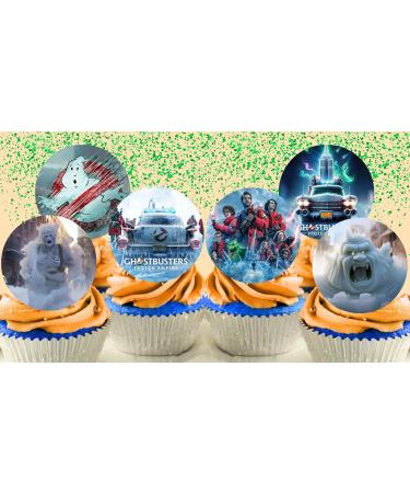 Pre-Cut Ghostbusters 1A Edible Stand up Wafer Paper Cupcake Toppers Cake Decorations Birthday Party (12) - Buy Online on SooperMarket.com