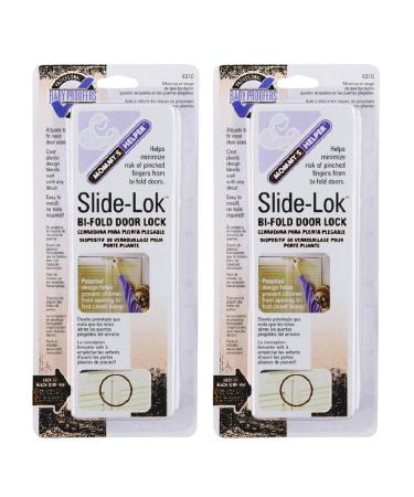 Mommy's Helper - Slide-Lok Bi-Fold Door Lock, 2 Count