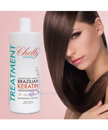 Buy Brazilian Keratin Treatment (Vanilla) - Smooth Shine & Repair Hair | International Shipping Available - Buy Online on SooperMarket.com