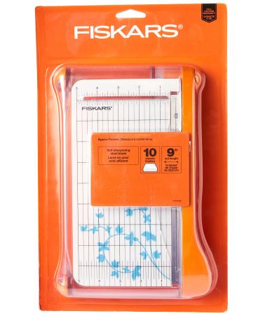 Fiskars 9 Inch Bypass Paper Trimmer (199130-1001) White