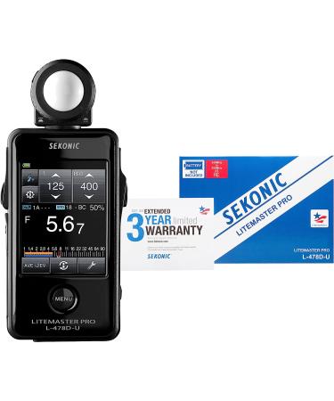 Sekonic L-478D-U Lightmeter | Exclusive 3-Year Warranty Included - Buy Online on SooperMarket.com