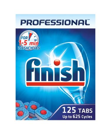 Finish Dishwasher Tablets BULK 125 Tabs Pack of 1 125 Count (Pack of 1)