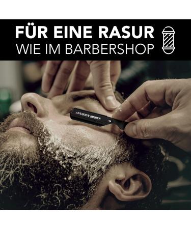 Buy Anthony Brown Razor Set - Precision Blade Head Black & Silver Options Includes Changing Blades & Etui - International Shipping Available - Buy Online on SooperMarket.com