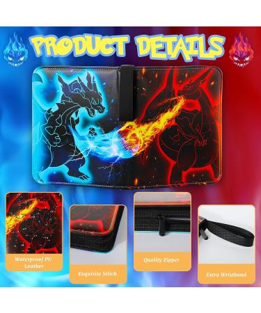 Card Binder Trading Cards Case with 55 Sleeves - 4-Pocket Holder for 440 TCG & Sports Cards Collection - Buy Online on SooperMarket.com