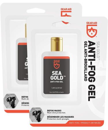 Gear Aid Sea Gold Anti-fog Gel Coating for SCUBA Dive Masks 1.25 oz - 2 Pack | Dive Mask Defogger - Buy Online on SooperMarket.com