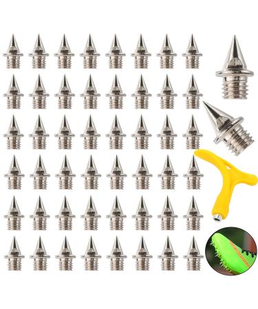 Wudqiji Spike-N gel 50 pieces 7mm 5mm replacement dorns athletics spike nails replacement spikes sports shoes spike track spikes cross-country skiing spikes replacement spikes with spike key for track shoes