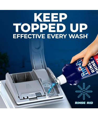 Finish Dishwasher Rinse & Shine Aid - Original 800ml | For Drier Glasses & Spot Prevention - Buy Online on SooperMarket.com