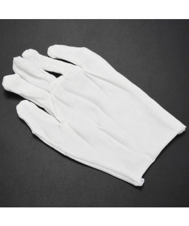 Kuuddker 12 Pairs 100% Cotton White MOISTURISING Lining Glove Health Music Work - Buy Online on SooperMarket.com