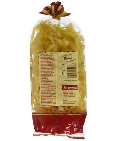 Buy Jeremias Ribbon Noodles 8 mm - Family Fresh Egg Noodles (500g) | International Shipping Available - Buy Online on SooperMarket.com